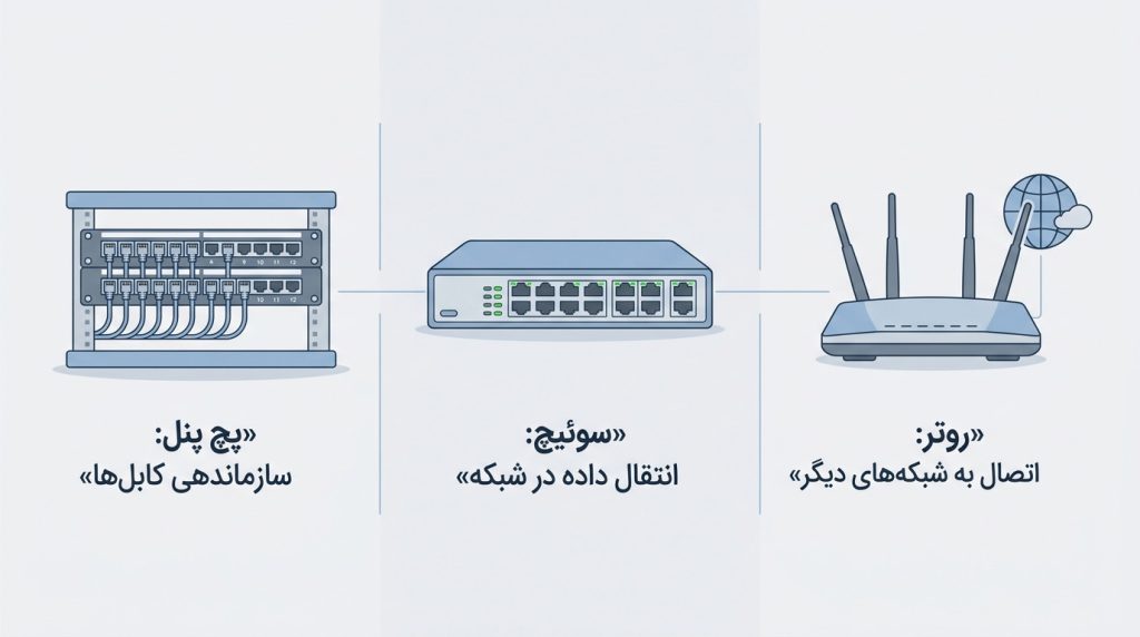 تفاوت پچ پنل و سوئیچ